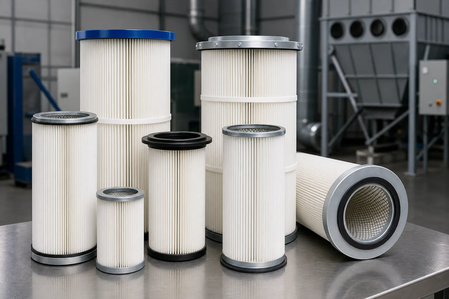 Dust collector cartridge filter product reference