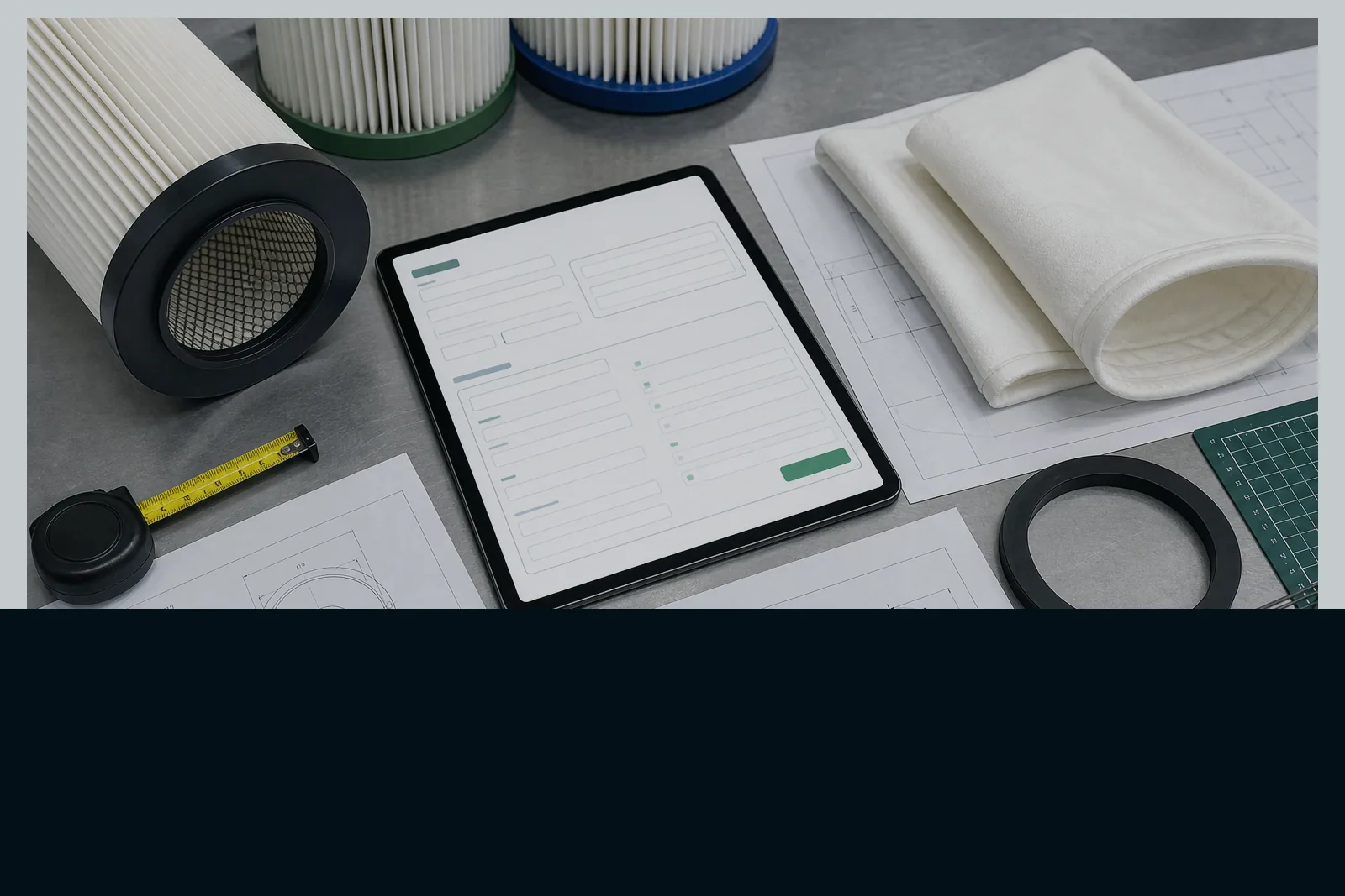 Ring top PPS filter bag for shaker or reverse air baghouse