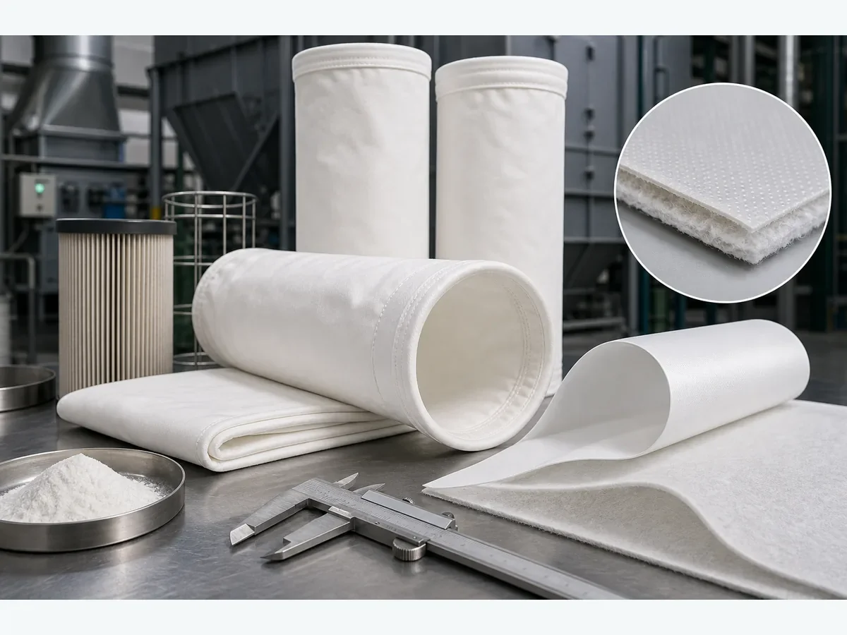 Aramid-Filterschlauch mit PTFE-Membranaufbau
