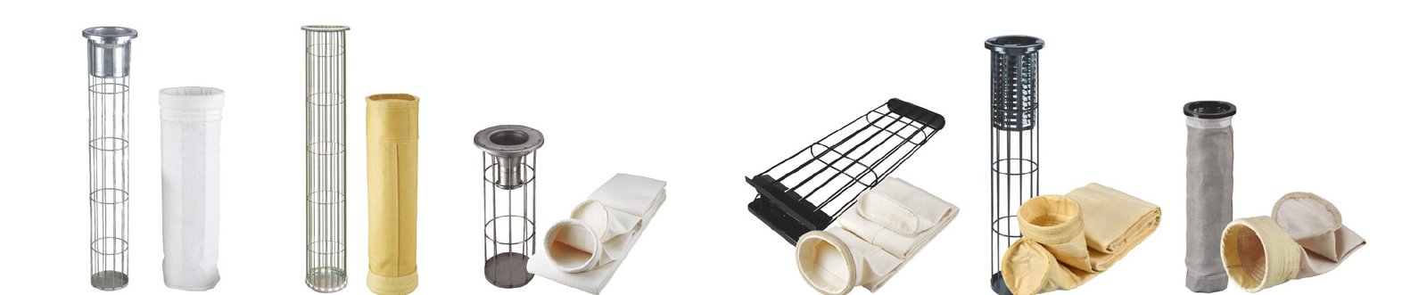 Mangas filtrantes e gaiolas em trecho visual do catálogo de referência